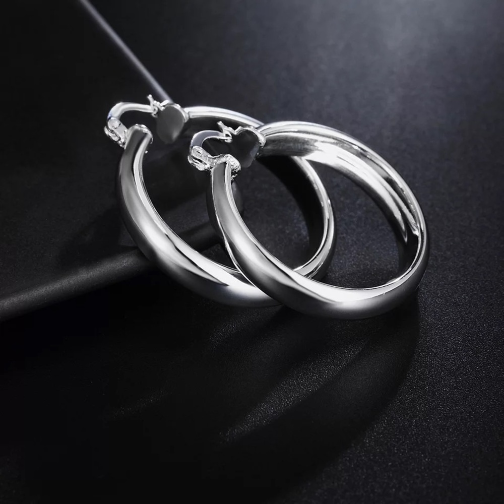 925 Hoop Earrings